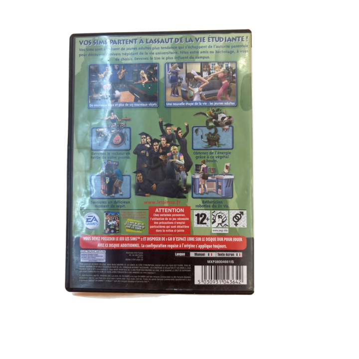 Les Sims 2 Académie - EA Games - PC Extension