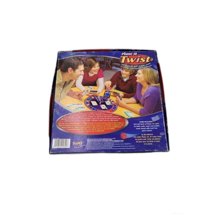 Phase 10 Twist - Fundex - Jeu de Rami Famille 2-6 Joueurs - 8 ans - Oc