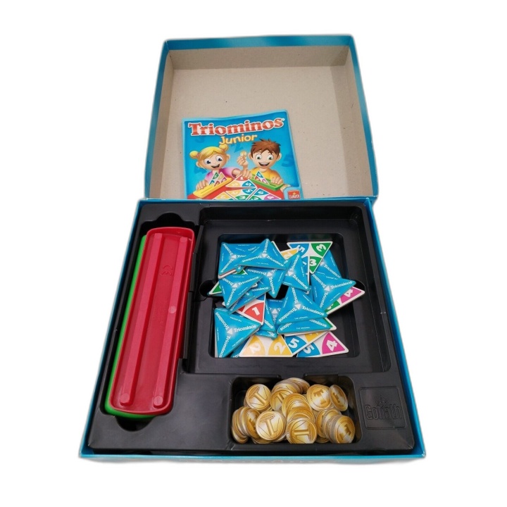 Triominos Junior - Goliath - Jeu Dominos Triangles Enfants 2-4 Joueurs