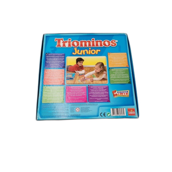 Triominos Junior - Goliath - Jeu Dominos Triangles Enfants 2-4 Joueurs