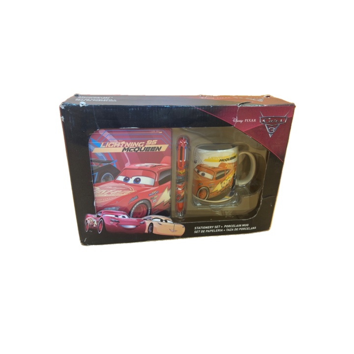 Cars 3 - Disney Pixar - Set Papeterie Tasse Porcelaine Lightning