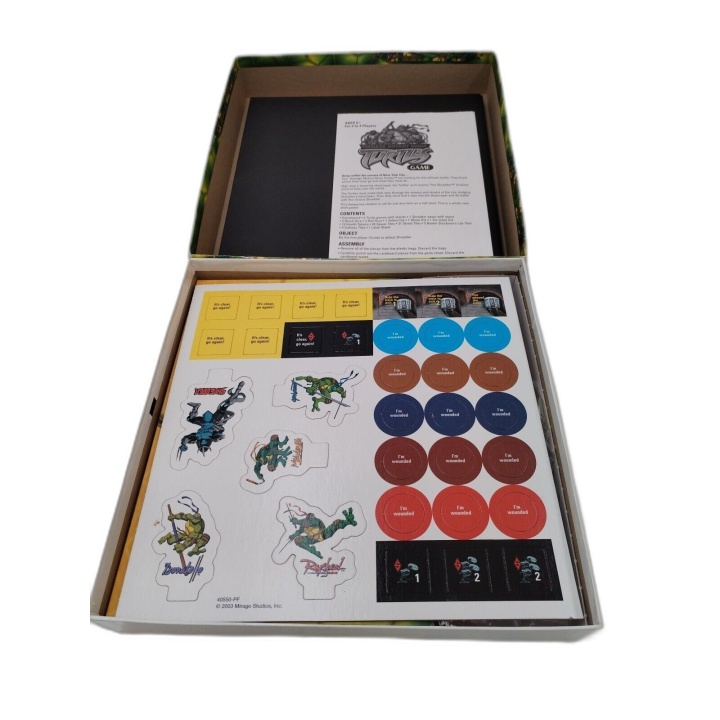 Teenage Mutant Ninja Turtles Game - Milton Bradley - Jeu Société TMNT 