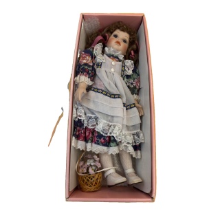 Poupée Porcelaine Décorative - Costume Traditionnel