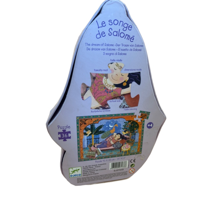 Le Songe de Salomé - Djeco - Puzzle Silhouette 36 Pièces 4 ans