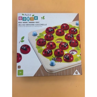 Jeu Mémoire Coccinelle - Petit Génie - Bois 3+ ans