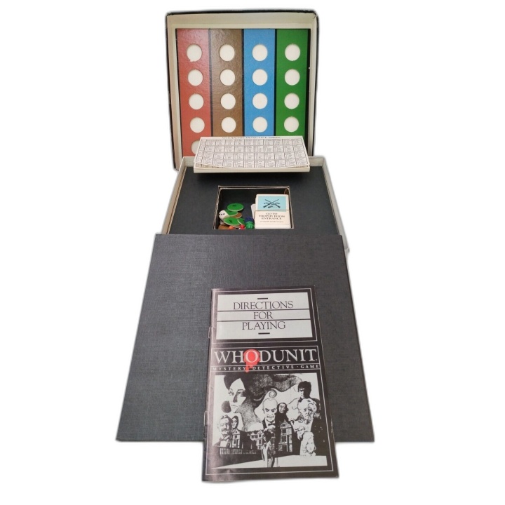 Whodunit Mystery Detective Game - Selchow & Righter 1985 - Jeu Enquête