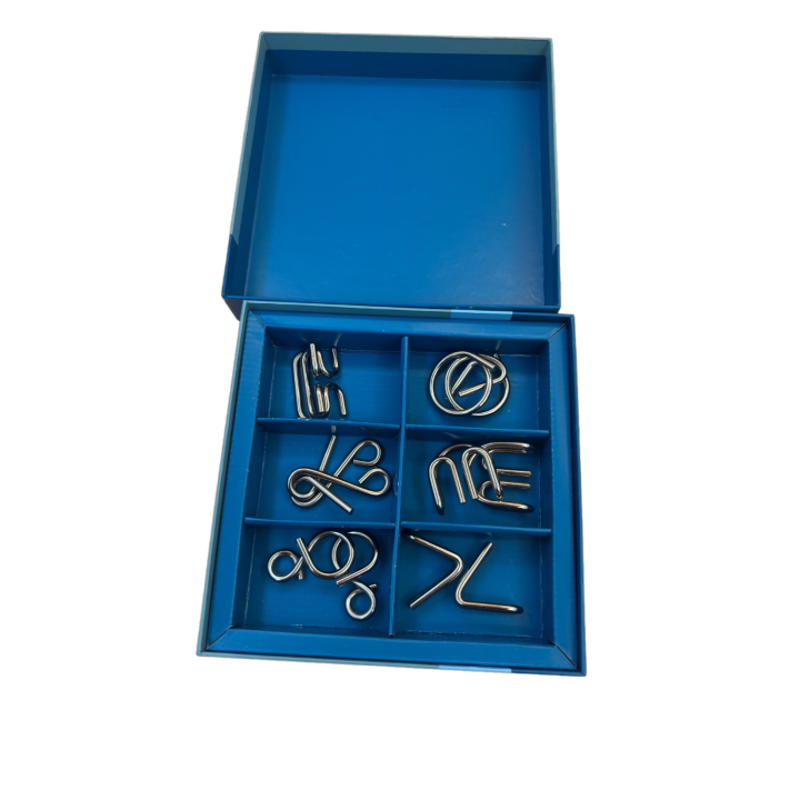 Crazix - DJECO - Casse-Tête Métal 6 Puzzles 7-99 ans