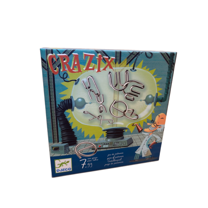 Crazix - DJECO - Casse-Tête Métal 6 Puzzles 7-99 ans