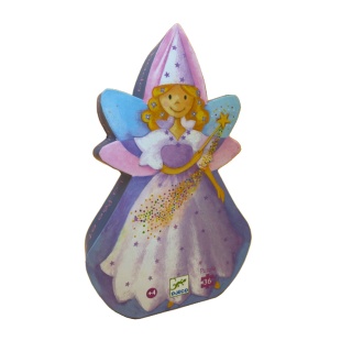 Puzzle Fée et Licorne - Djeco - 36 pcs 4 ans Silhouette