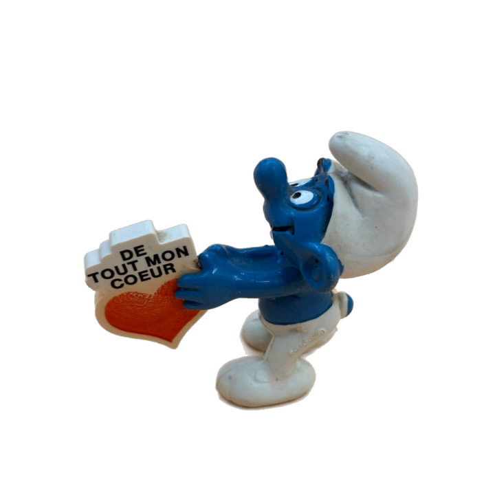 Figurine Schtroumpf De Tout Mon Cœur - Schleich Peyo