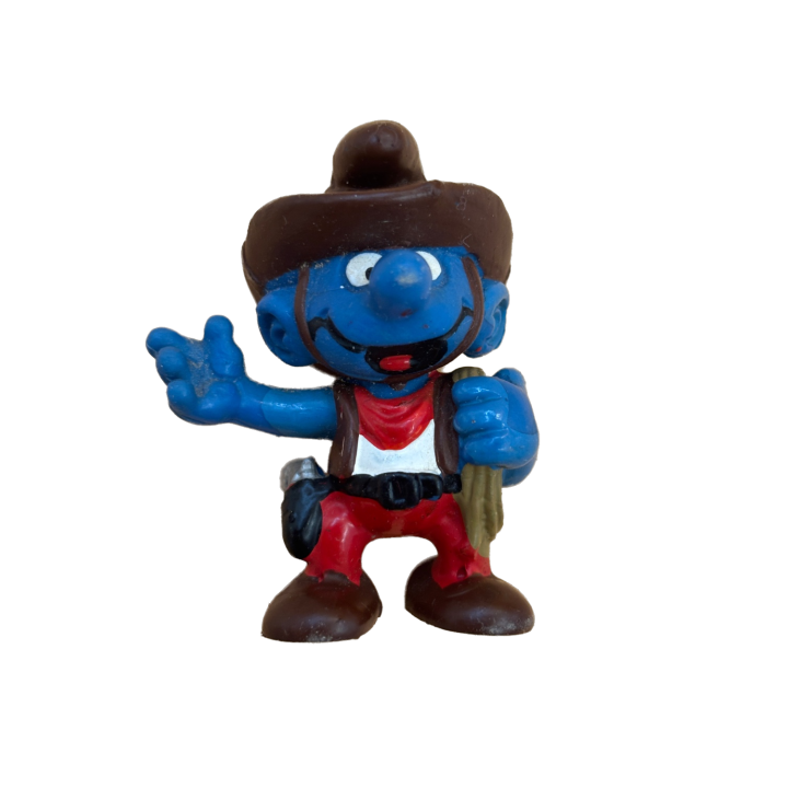 Figurine Schtroumpf Cowboy - Schleich - 5cm