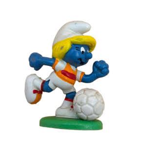 Figurine Schtroumpf Footballeur - Schleich Peyo 1982