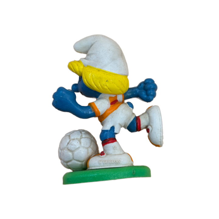 Figurine Schtroumpf Footballeur - Schleich Peyo 1982