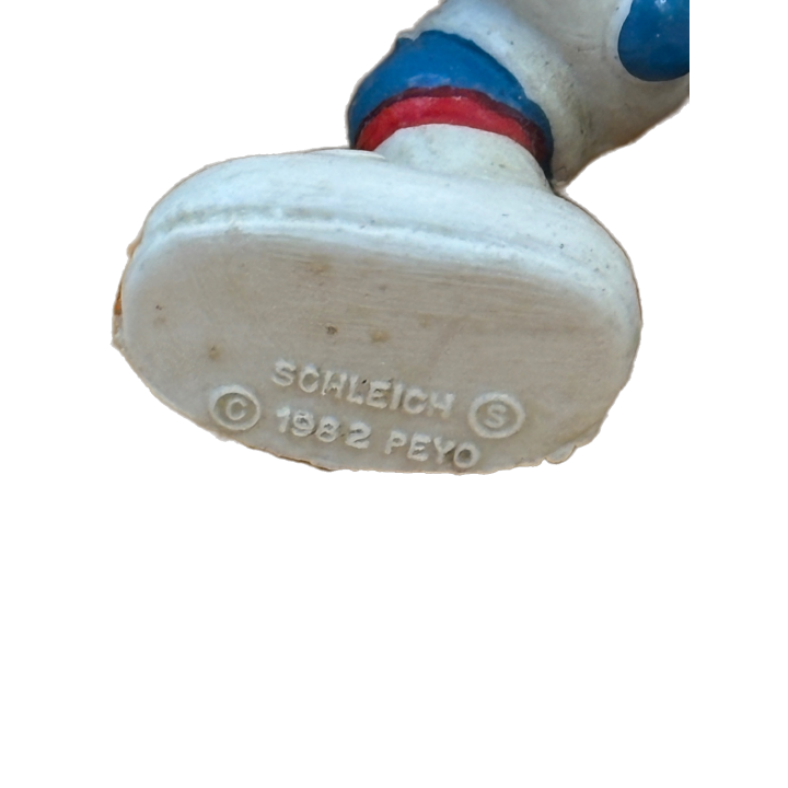 Figurine Schtroumpf Footballeur - Schleich Peyo 1982