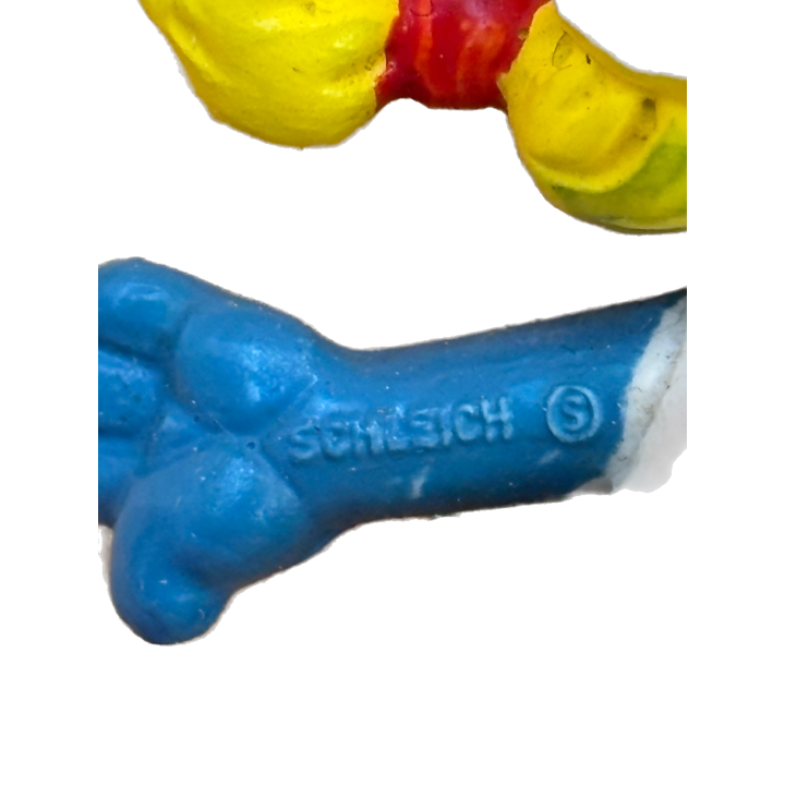 Figurine Schtroumpfette Roller - Schleich - 1980 PEYO