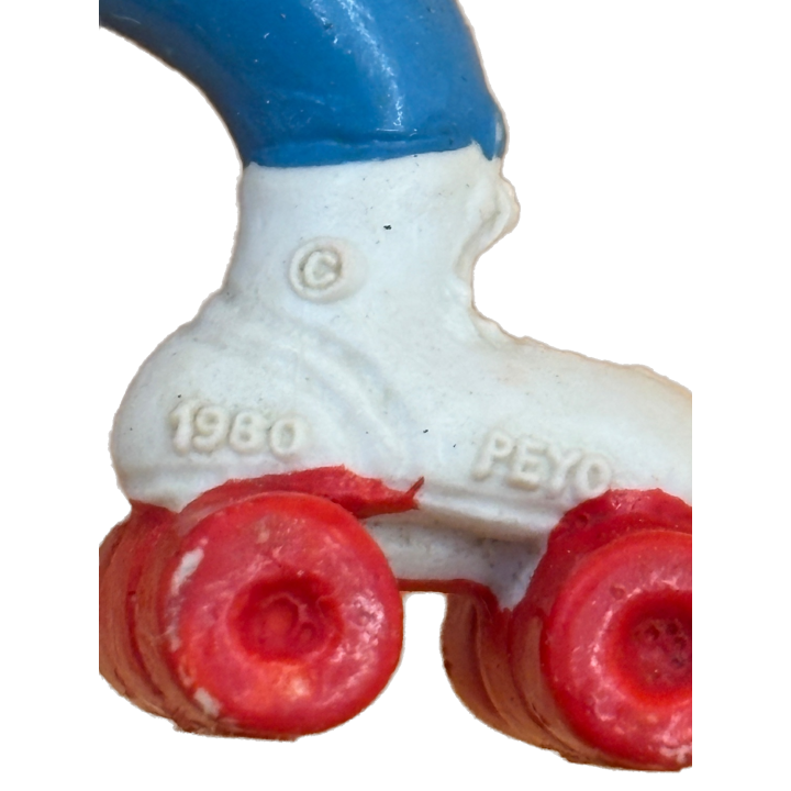 Figurine Schtroumpfette Roller - Schleich - 1980 PEYO