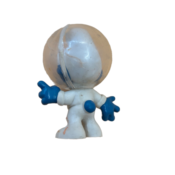 Figurine Schtroumpf Astronaute - Schleich - 5cm - Vintage 1983