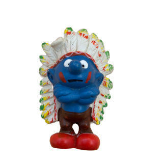 Figurine Schtroumpf Chef Indien - Schleich
