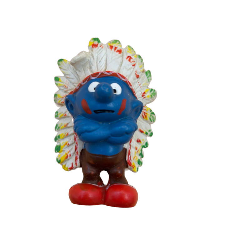 Figurine Schtroumpf Chef Indien - Schleich