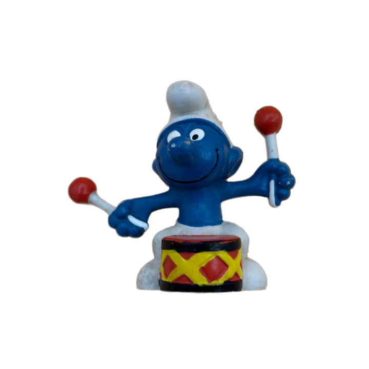 Figurine Schtroumpf Batteur - Peyo Schleich - 1966