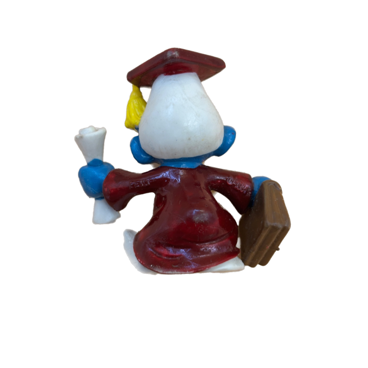 Figurine Schtroumpf Diplomé - Peyo - 5cm PVC