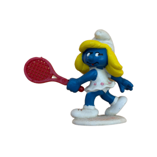 Figurine Schtroumpfette Tennis - Schleich - 6cm 1981
