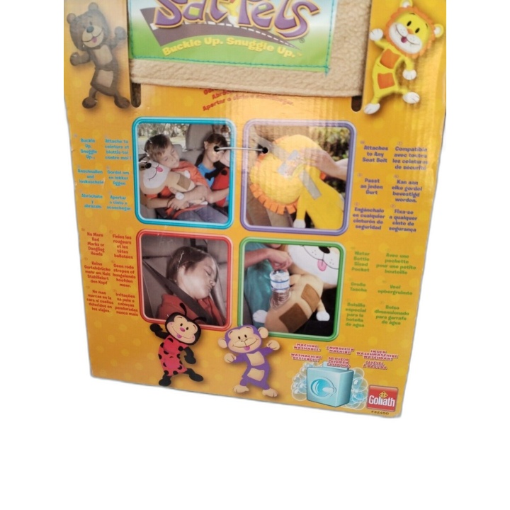 Seat Pets Chien - Goliath - Coussin Peluche Ceinture Sécurité Voiture 