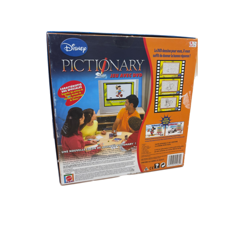 Disney Pictionary DVD - Mattel - Jeu dessin 7 ans 4-16 j