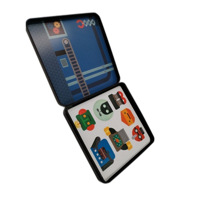 Robot Remix - Petit Collage - Jeu Magnétique Créatif +500 Robots - Boî