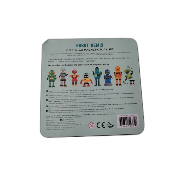 Robot Remix - Petit Collage - Jeu Magnétique Créatif +500 Robots - Boî