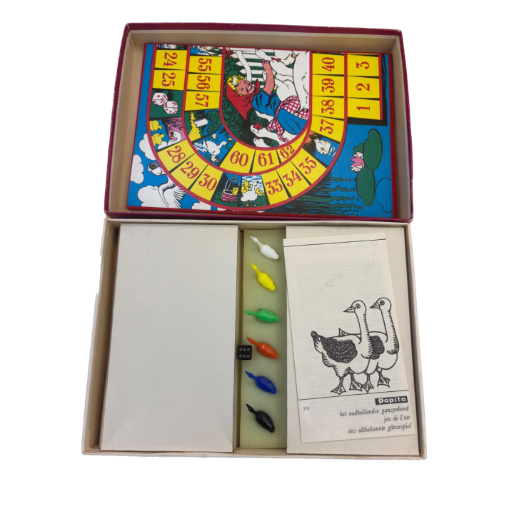 Jeu de l'Oie - Papita - Jeu de Plateau Vintage Complet Vérifié