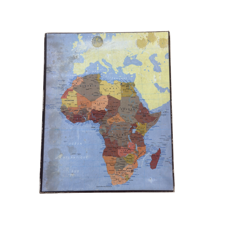 Puzzle Carte Afrique - Michèle Wilson - Bois Découpé Main