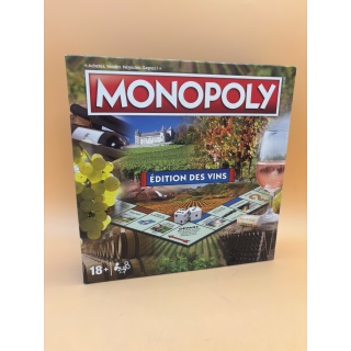 Monopoly Édition des Vins - Hasbro - Jeu stratégie 18+ 2-8j