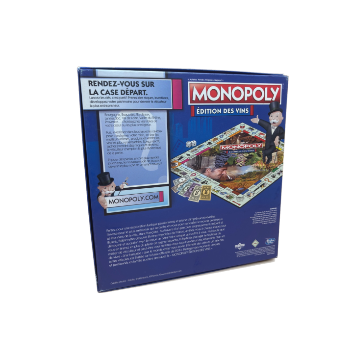 Monopoly Édition des Vins - Hasbro - Jeu stratégie 18+ 2-8j