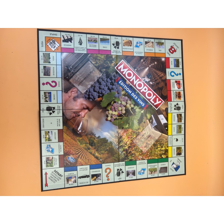 Monopoly Édition des Vins - Hasbro - Jeu stratégie 18+ 2-8j