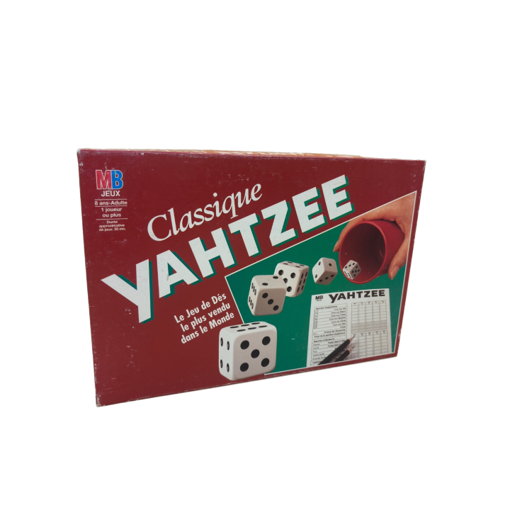 Yahtzee Classique - MB Jeux - Jeu de dés 8 ans 1+ joueurs