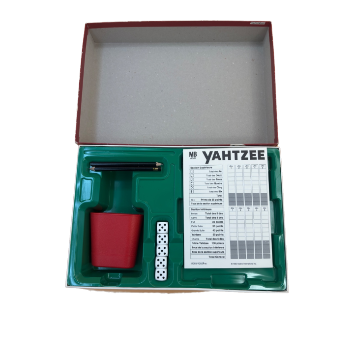 Yahtzee Classique - MB Jeux - Jeu de dés 8 ans 1+ joueurs