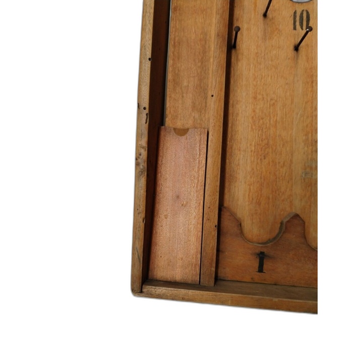 Bagatelle en Bois Ancienne - Flipper Table Vintage - Jeu Adresse Rétro