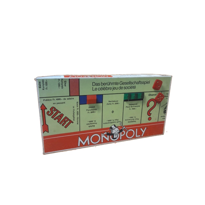 Règle Originale Monopoly Suisse Parker | Notice Authentique Instr