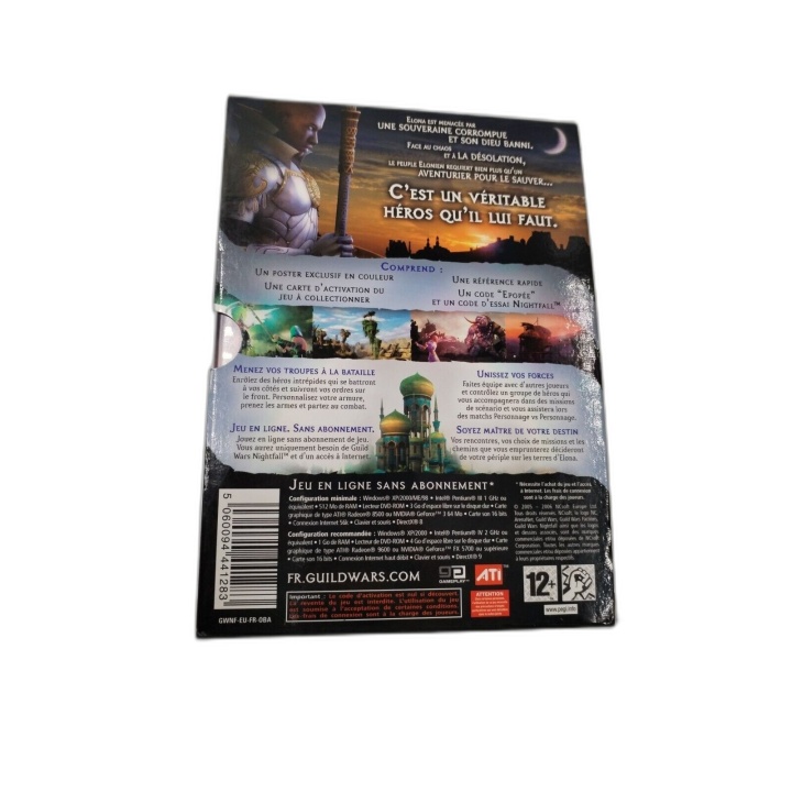 Guild Wars Nightfall - PC - Big Box Collector - MMO RPG Sans Abonnemen