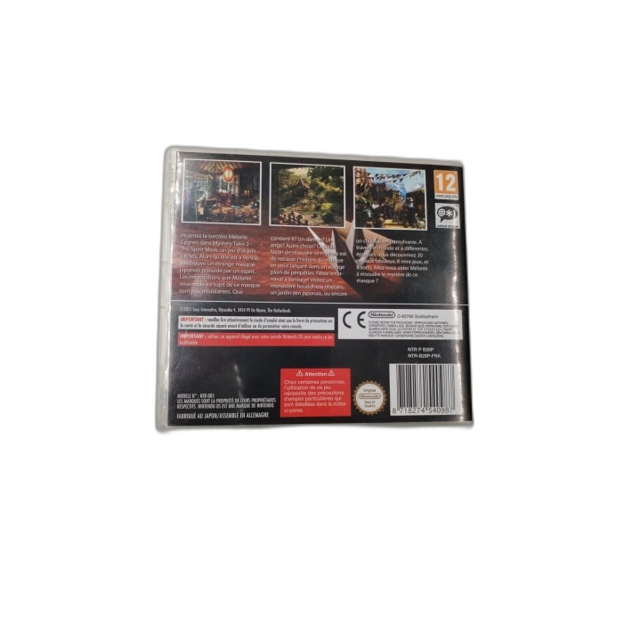 Mystery Tales 2 The Spirit Mask - Nintendo DS - Jeu Aventure Enquête -