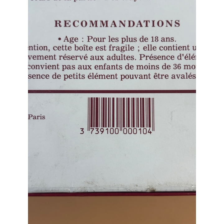 Bacchanales - Sentosphère - Jeu Dégustation Vin +18 ans 3-7 j