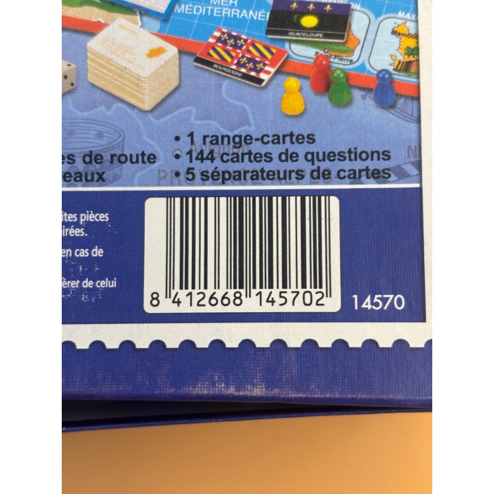 Voyage en France - Educa - Jeu Quizz Famille 8 ans 2-4 j