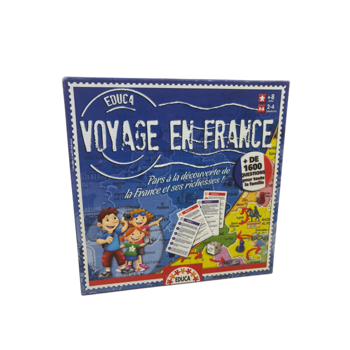 Notice Originale Voyage en France Educa - Règles Officielles Jeu 