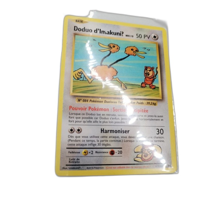 Carte Pokémon Doduo d'Imakuni? 112/108 - Évolutions XY - Secrète Holo 