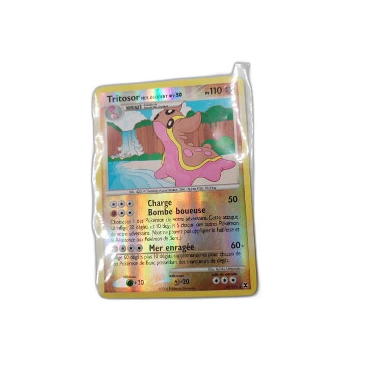 Carte Pokémon Tritosor Mer Occident Holo 22/111 Platine Rivaux Émergea