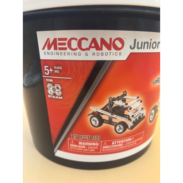 Meccano Junior 15104 - Baril 150 Pièces STEAM 5+ ans