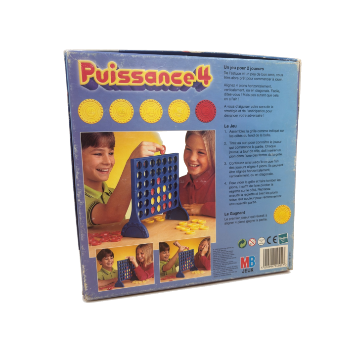 Puissance 4 - MB Jeux - Jeu Stratégie 6 ans 2 joueurs