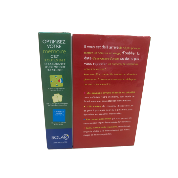 Optimisez Votre Mémoire - Solar - Coffret 3 outils 101 Trucs