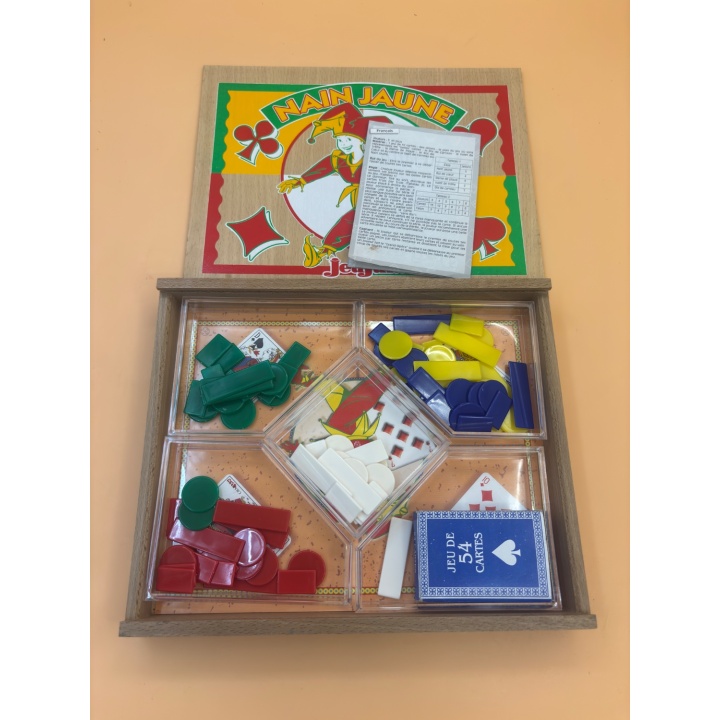 Nain Jaune - Jeujura - Jeu traditionnel cartes bois - Vintage